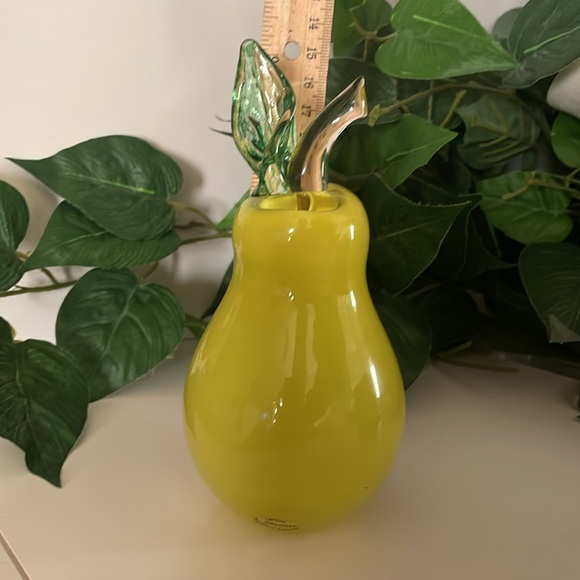 A. Jablonski Crystal Yellow Pear! Signed by Artist - Picture 8 of 13